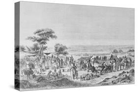 Sokoto Market, Nigeria, 19th Century-null-Stretched Canvas