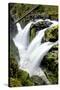 Sol Duc Falls I-Douglas Taylor-Stretched Canvas