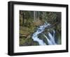 Sol Duc Falls in Olympic National Park, Washington State, USA-Chuck Haney-Framed Photographic Print