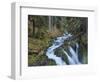 Sol Duc Falls in Olympic National Park, Washington State, USA-Chuck Haney-Framed Photographic Print