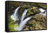 Sol Duc Falls, Olympic National Park-Ken Archer-Framed Stretched Canvas