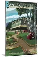 Sol Duc Hot Springs Hotel, Olympic National Park, Washington-Lantern Press-Mounted Art Print