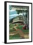 Sol Duc Hot Springs Hotel, Olympic National Park, Washington-Lantern Press-Framed Art Print