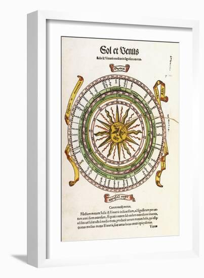 Sol Et Venus, 1536-Sebastian Munster-Framed Giclee Print