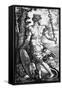 Sol, Printed by Georg Pencz, 1529-null-Framed Stretched Canvas