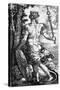 Sol, Printed by Georg Pencz, 1529-null-Stretched Canvas