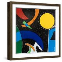 Sol y Luna II-Hyunah Kim-Framed Art Print