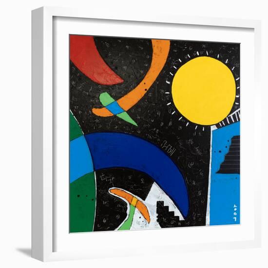 Sol y Luna II-Hyunah Kim-Framed Art Print