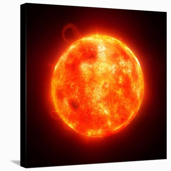 Solar Activity, Artwork-SCIEPRO-Stretched Canvas