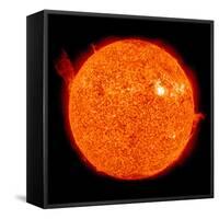 Solar Activity on the Sun-Stocktrek Images-Framed Stretched Canvas