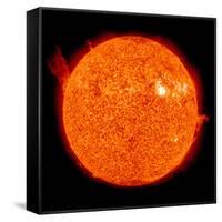 Solar Activity on the Sun-Stocktrek Images-Framed Stretched Canvas