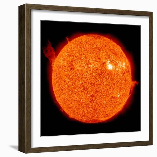 Solar Activity on the Sun-Stocktrek Images-Framed Photographic Print