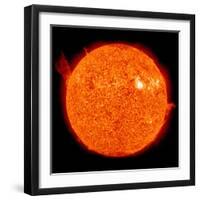 Solar Activity on the Sun-Stocktrek Images-Framed Photographic Print