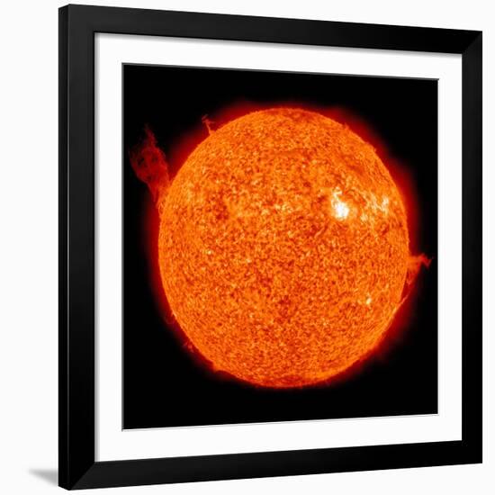 Solar Activity on the Sun-Stocktrek Images-Framed Photographic Print