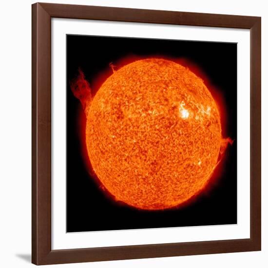 Solar Activity on the Sun-Stocktrek Images-Framed Photographic Print