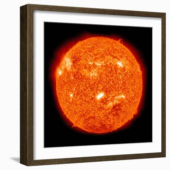 Solar Activity on the Sun-Stocktrek Images-Framed Photographic Print