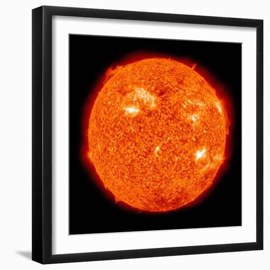 Solar Activity on the Sun-Stocktrek Images-Framed Photographic Print