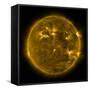 Solar Activity on the Sun-Stocktrek Images-Framed Stretched Canvas