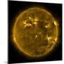 Solar Activity on the Sun-Stocktrek Images-Mounted Photographic Print