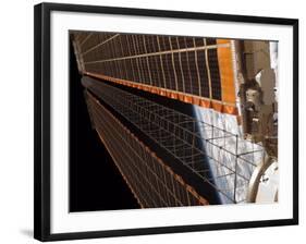 Solar Array Wing on the International Space Station-Stocktrek Images-Framed Photographic Print