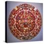Solar Calendar, Aztec, Mexica Culture (Reconstruction)-null-Stretched Canvas