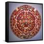 Solar Calendar, Aztec, Mexica Culture (Reconstruction)-null-Framed Stretched Canvas