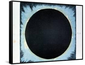 Solar Corona and Prominences 1860-null-Framed Stretched Canvas