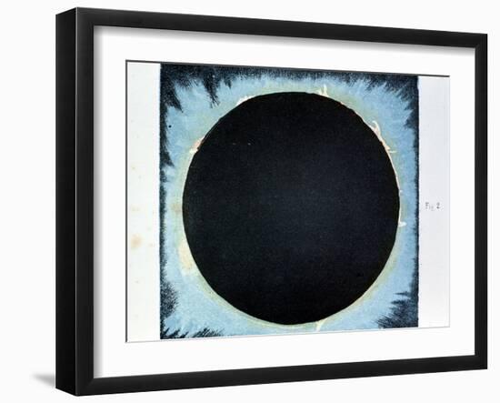 Solar Corona and Prominences 1860-null-Framed Giclee Print