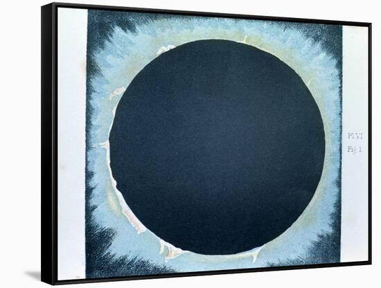 Solar Corona and Prominences 1860-null-Framed Stretched Canvas