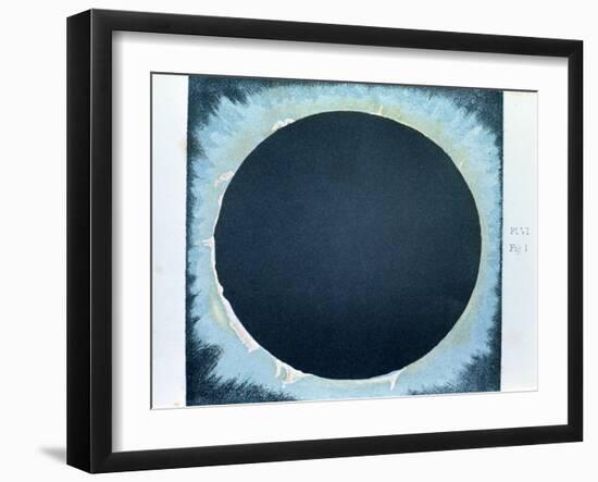 Solar Corona and Prominences 1860-null-Framed Giclee Print