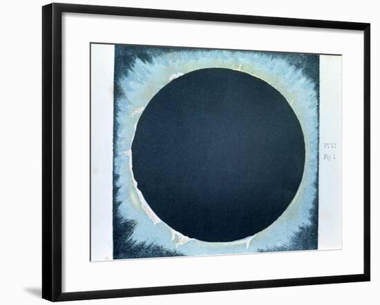 Solar Corona and Prominences 1860-null-Framed Giclee Print
