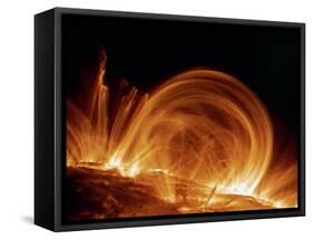 Solar Coronal Loops-null-Framed Stretched Canvas