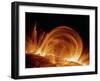 Solar Coronal Loops-null-Framed Premium Photographic Print