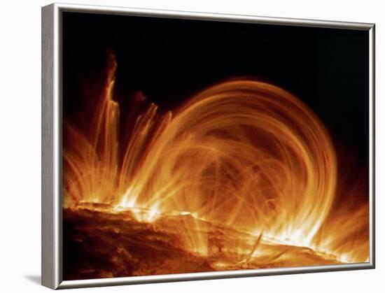 Solar Coronal Loops-null-Framed Photographic Print