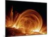 Solar Coronal Loops-null-Mounted Photographic Print