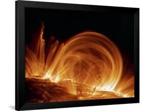 Solar Coronal Loops-null-Framed Photographic Print