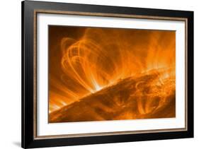 Solar Coronal Loops-null-Framed Photographic Print