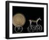 Solar Disk with Chariot and Horse Replica, Bronze Age, Germany-Kenneth Garrett-Framed Photographic Print