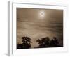 Solar Eclipse from Santa Lucia Range, California, January 1, 1889-Carleton Watkins-Framed Art Print