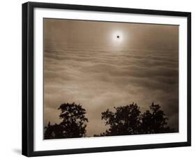 Solar Eclipse from Santa Lucia Range, California, January 1, 1889-Carleton Watkins-Framed Art Print