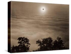 Solar Eclipse from Santa Lucia Range, California, January 1, 1889-Carleton Watkins-Stretched Canvas