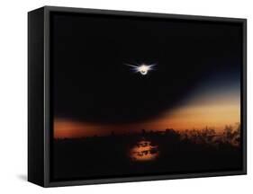 Solar Eclipse Seen from a Plane-Roger Ressmeyer-Framed Stretched Canvas