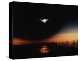 Solar Eclipse Seen from a Plane-Roger Ressmeyer-Stretched Canvas