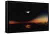 Solar Eclipse Seen from a Plane-Corbis-Framed Stretched Canvas