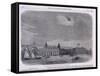 Solar Eclipse Seen over the Royal Observatory, Greenwich, 1858-null-Framed Stretched Canvas