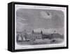 Solar Eclipse Seen over the Royal Observatory, Greenwich, 1858-null-Framed Stretched Canvas