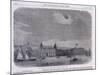 Solar Eclipse Seen over the Royal Observatory, Greenwich, 1858-null-Mounted Giclee Print