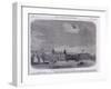 Solar Eclipse Seen over the Royal Observatory, Greenwich, 1858-null-Framed Giclee Print