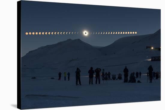 Solar Eclipse Sequence in Svalbard on March 20, 2015-THANAKRIT SANTIKUNAPORN-Stretched Canvas