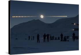 Solar Eclipse Sequence in Svalbard on March 20, 2015-THANAKRIT SANTIKUNAPORN-Stretched Canvas